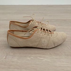 Fred Perry Beige Tan Sneaker Loafers